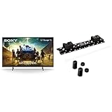 Sony KD-75X81J BRAVIA 189cm (75 Zoll) Fernseher (LED, 4K Ultra HD, High Dynamic Range, 2021) Schwarz & SU-WL450 Wandhalterung für BRAVIA TVs (2020, 2019, 2018, 2017, 2016, 2015), Schwarz, SUWL450