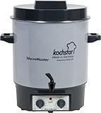 Kochstar Sterilisator mit Therm + Hahn + Timer 27/29 l, grau, 45x42x29cm