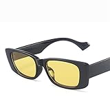 Retro-Sonnenbrille Mit Kleinem Rahmen For Den Außenbereich, Herren- Und Damen-Sonnenbrille, Outdoor-Urlaubssport, UV400-Fahrer-Sonnenbrille(Yellow)