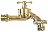 Garantia Wasserhahn für Regentonnen (Auslaufhahn aus Messing 19 mm 3/4', für alles Produkte der Classic und Exclusive-Line) 220011, Metallic