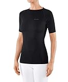 FALKE Damen Warm Funktionsshirt Kurzarmshirt Funktionsgarn Schwarz Weiß viele weitere Farben Atmungsaktive Unterwäsche zum Sport warm schnelltrocknend für milde bis kalte Temperaturen 1 Stück