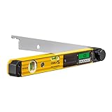 STABILA Elektronischer Winkelmesser TECH 700 DA, 45 cm, 1 Digital-Display, Messbereich: 0° – 270°, Anzeige-Modus: Grad, 1 Horizontal-Libelle, 1 Vertikal-Libelle, Schutzklasse IP 54, Tasche