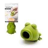 PELEG DESIGN - Eitrenner Frosch - Der praktische Eitrenner in Frosch-Look | Praktischer Eigelb-Trenner aus Silikon | Yolk Frog Egg Separator | Geschenk zu Weihnachten, Geburtstag