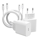 ZNBTCY 4 Pack Schnellladegerät für 20W USB C Ladegerät mit iPhone Ladekabel 2M,Netzstecker,schnellladekabel,iPhone Netzteil,Ladeadapter für iPhone 14 Pro Max 13 Pro 12 11 SE XS Max XR X 8P iPad(Weiß)