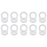 Transparente Schnuller Adapter 10pcs Silikon Baby Mam Ring Dummy Schnuller Halter Clip