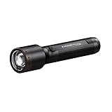 Ledlenser P6R Core Allround Taschenlampe LED, 900 Lumen, aufladbar mit 18650 Lithium Akku, wasserdicht IP68, fokussierbar, 240m Leuchtweite, Constant Light, USB Magnetladekabel, Flashlight