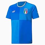 FIGC 765645 Season 2022/23 Official Home T-Shirt Boy's Ignite Blue-Ultra Blue 140