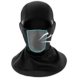 cottonwood Fußball-Ski-Maske | Winter Full Face Cover Ski Neck Cover für Männer & Frauen | Gesichtsmaske für Ski, Motorrad, Laufen, Reiten, UV-Schutz