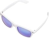 Urban Classics Unisex Sunglasses Likoma Mirror UC Sonnenbrille, wht/blu, one Size