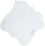 Camano Mädchen 3723 Füßlinge, 3er Pack, Weiß (White 1), 35-38