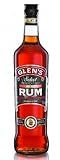 Glen's Dark Rum 100 cl Alkohol 37,5% - Idealer Rum für Cocktails im praktischen 1-LITER-Format - DarkRum