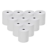 10x Thermorollen 57mm x 12mm x 26m Bonrollen Thermopapier Additionsrollen, Ersatz-Papierrollen, Kassenrollen