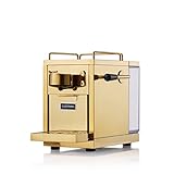 Sjöstrand Espresso Capsule Machine, Kaffeekapselmaschine aus Edelstahl, gold, Nespresso kompatibel