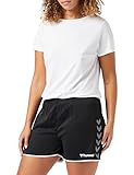 hummel Damen hmlAUTHENTIC Poly Shorts Woman, Black/White, M