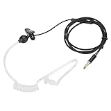 Yunxwd 3 Sets Rauschunterdrückungs-Isolationskopfhörer Anti-Strahlungs-Drahtsteuerungskopfhörer Kabelgebundenes Headset Telefon-Headset mit Mikrofon und Halsbandclip für Smartphones