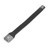 Aumoo FPC Datenkabel Weiches effizientes Datenkabel Typ C für schnelles Aufladen Tablet PD Flexibles Kabel Typ C Buchse auf USB Buchse