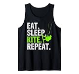 Eat Sleep Kite Repeat - Kitesurf Tank Top