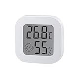 Hygrometer Klein Thermometer Feuchtigkeitsmesser Monitor mit Temperatur -10℃-70℃ (14℉-158℉) und Luftfeuchtigkeit 10%RH-99%RH Sensor