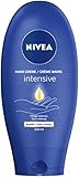 NIVEA Intensive Care Hand Creme im 3er Pack (3 x 100 ml), Handpflege Creme mit dem Duft der NIVEA Creme, reichhaltige Hautcreme mit Mandelöl