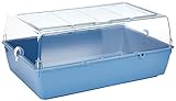 Ferplast 57028599W2 Hamster- und Mäuseheim Duna Multy, Maße: 71 x 46 x 31,5 cm, blau