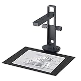 CZUR Aura X Pro Tragbarer Buchscanner, 14 MP Wiederaufladbar Dokumentscanner A3 Dokumentenkamera Schneller Scanner Intelligente Tischlampe Tischleuchte Visualiser OCR Kompatibel mit macOS Windows