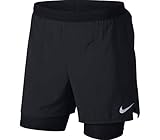 Nike Herren Laufshorts Flex Stride 2-in-1, Black/Black, L, 904456-010