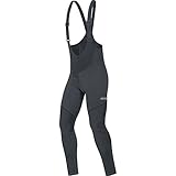 GORE Wear Winddichte Herren Fahrrad-Trägerhose, C3 GORE WINDSTOPPER Bib Tights, XXL, Schwarz, 100336