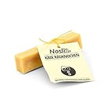 Nosli Käseknochen • Hartkäse für Hunde • Kauknochen aus Käse • Kaukäse Hund • Kauspaß & Zahnpflege S 3 Stück