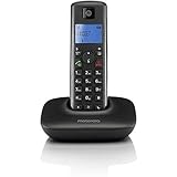 Motorola T401+ - DECT Digitales Schnurlostelefon - Schwarz