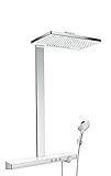 hansgrohe Rainmaker Select 460 Duschsystem, 2 Strahlarten, Weiß/Chrom