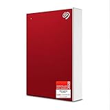 Seagate One Touch 4 TB externe Festplatte, HDD PC/Notebook/Mac, USB 3.0, rot, 2 Jahre Data Rescue Service, Modellnr.: STKC4000403