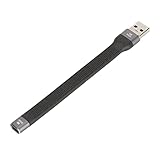 Hoopoocolor USB C Kabel, 20V PD Schnellladung USB3.1 Gen2 Typ C Soft Datenkabel für Handy, Notebook, Desktop Computer, Tablet PC(Frau zu Mann)