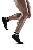 CEP - THE RUN COMPRESSION SOCKS LOW CUT für Herren | Kurze Laufsocken mit Kompression in schwarz | Regenerierende Kompressionssocken für Männer | Gr. IV | L