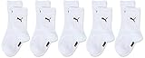 PUMA Unisex Kinder Puma Easy Rider Kids Crew (5 Pack) Socks, Weiß, 31-34 EU