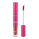 Lip Glaze Velvet Moisturizing Long Lasting Non Stick Cup Berry Color Lipgloss Lipstick Butter Gloss Plump Lips Lip Makeup 3.8ml Schminke Lippenstift Rot (A, One Size)