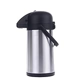 Haushalt International Airpot 2,2 L Pumpkanne Isolierkanne Thermo Kanne Kaffeekanne Camping Edelstahl