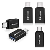 Otg Type C USB 3.0 Adapter - 5 Stück USB C Hochgeschwindigkeits-Adapter für Samsung S21 Galaxy Note10 Huawei P40 Pro Plus USB to USB C