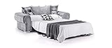 Honeypot - Sofa - Verona - 2C2 Ecksofa - 2C1 Ecksofa - 3-Sitzer Schlafsofa - Grau (3-Sitzer-Sofabett)