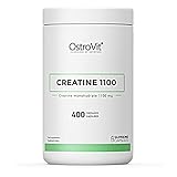 OstroVit Creatin Mnohydrate 1100 mg 400 Kapseln I Hochdosiert I 100% Pures Kreatin Monohydrat - 100 Portionen