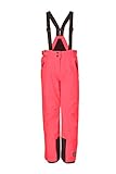 Killtec Skihose Mädchen Gandara Jr - Funktionshose für Kinder - Wasserdicht und Atmungsaktiv - Schneehose Mit Kantenschutz Und Schneefang, neon-Coral, 164