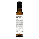 Bio Kaltgepresstes Walnussöl 250ml - Reich an Omega 3 und Vitamin E - Vegan - Glutenfrei