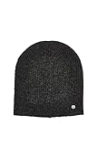 ESPRIT Accessoires Damen 992CA1P301 Beanie-Mütze, 010/ANTHRACITE, 1SIZE