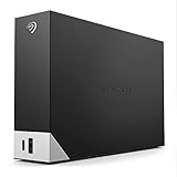 Seagate One Touch HUB 20 TB, 2-fach USB, Hardwareverschlüsselung, Passwortgeschützte externe Desktop Festplatte, 3.5 Zoll, USB 3.0, PC, Notebook & Mac, Modellnr.: STLC20000400