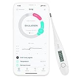 Ovy® Basalthermometer zur Zykluskontrolle I Eisprung-Messgerät zur Berechnung fruchtbarer Tage bei Kinderwunsch (NFP) I hormonfreie Empfängnisregelung I App mit Datenspeicherung auf deutschem Server