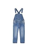 Vertbaudet Mädchen Latzjeans Blue Stone 110