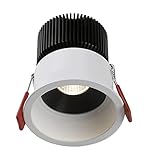 SUDHANTIRA 7W/10W/12W LED-Einbaustrahler CRI95 Blendfreier Deckenstrahler für den Innenbereich Blendfreie LED-Einbauleuchte für Korridoreingang Balkon 3000K/4000K/6000K