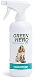 Green Hero Haustierpflege 500ml Pflegt die Haut bei Juckreiz Grasmilben Milben Pilz Räude Reizungen Läusen und unterstützt den Regenerationsprozess für Hund und Katze