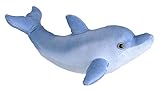 Wild Republic 23420 Plüschtier Living Ocean Mini Delfin, Stofftier, 40 cm, Multi