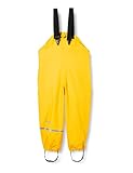 CareTec Kinder Regenlatzhose ungefüttert, Yellow (324), 80