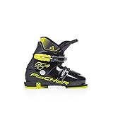 Fischer Unisex Jugend, schwarz/gelb, Junior Skischuhe RC4 20 JR Thermoshape, 19.5, 195